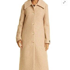 STAUD Frankie Bouclé Coat — Size Medium (Excellent Pre-Owned)